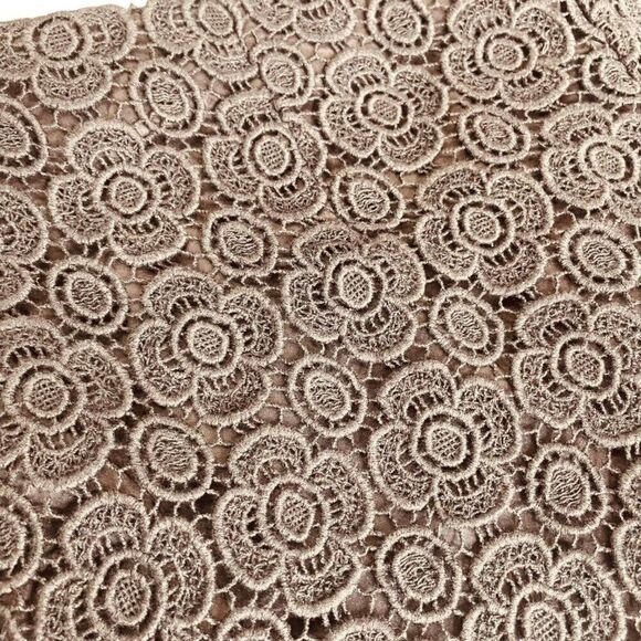 Banana Republic Floral Crochet Lace Blk Lined Shorts Casual Dressy Size 10 | EUC - Picture 5 of 13